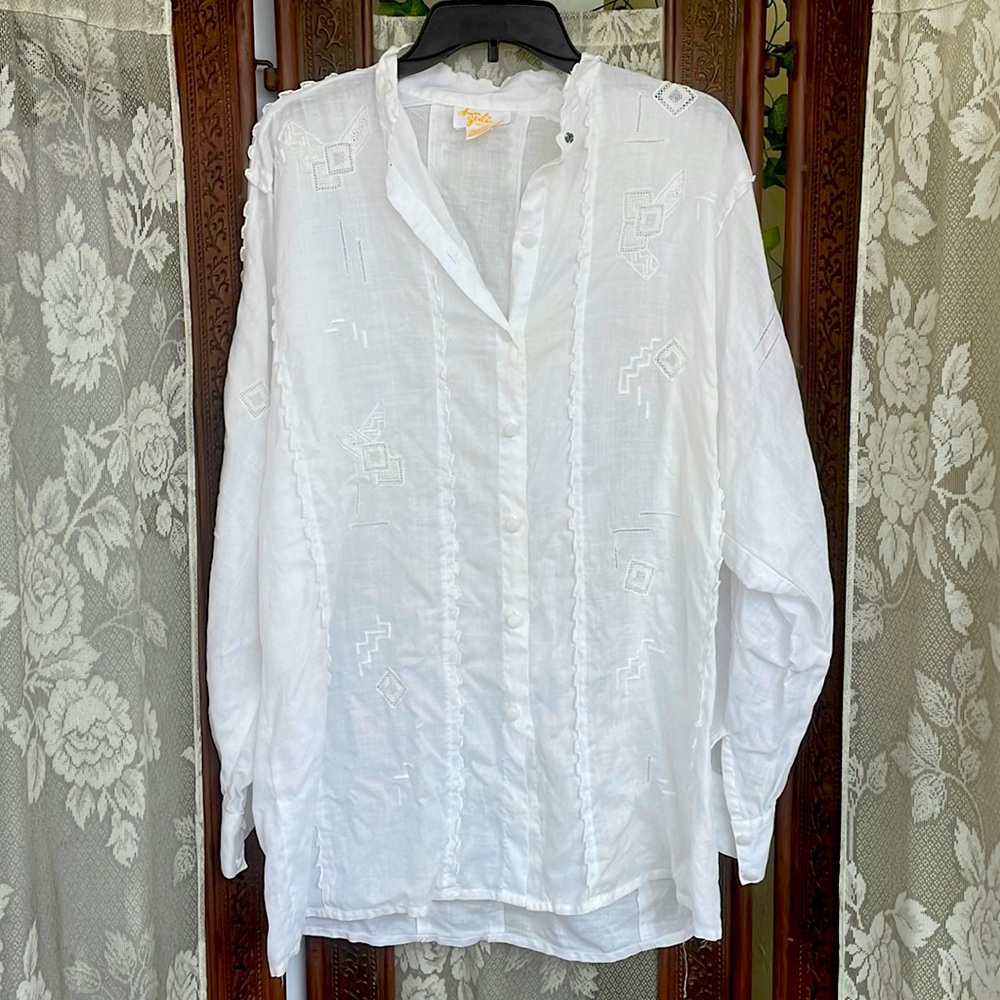 Linen Button Down - image 1